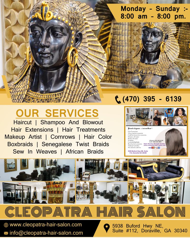 Cleopatra Hair Salon | Best Hair Salon in Doraville